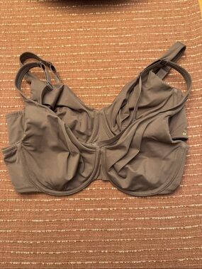 Cacique Brown Unlined Full-Coverage Underwire Bra